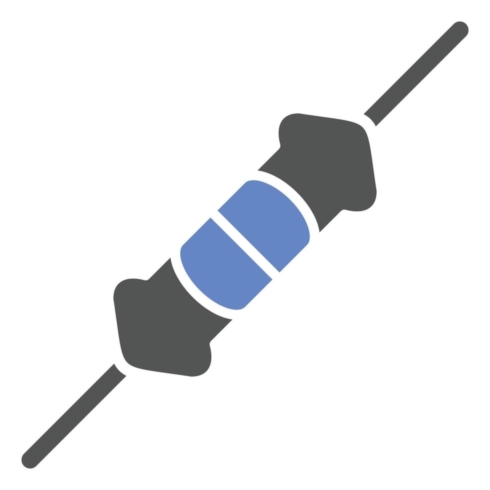 Resistor Icon Style vector