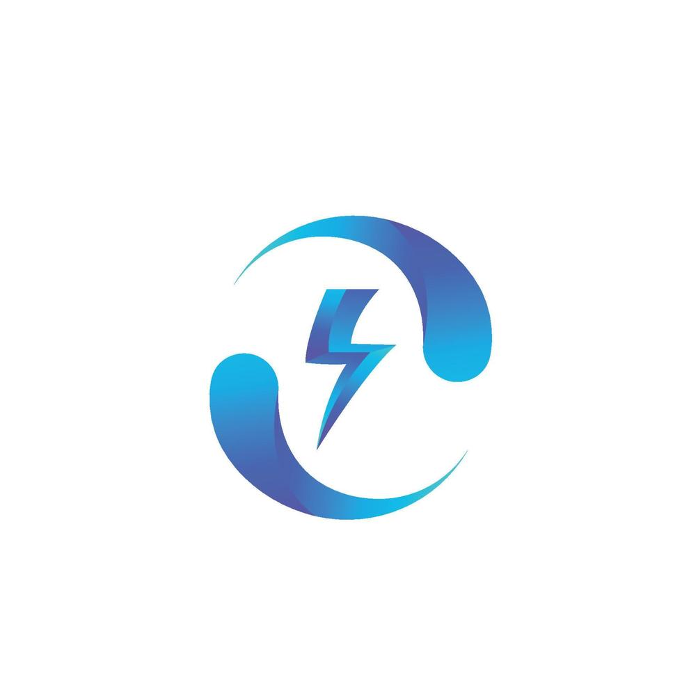 Thunderbolt logo and symbol vector