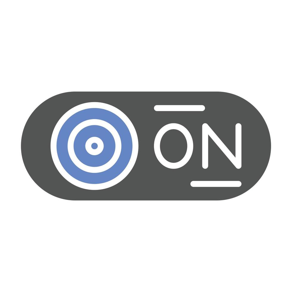 On Off Switch Icon Style vector