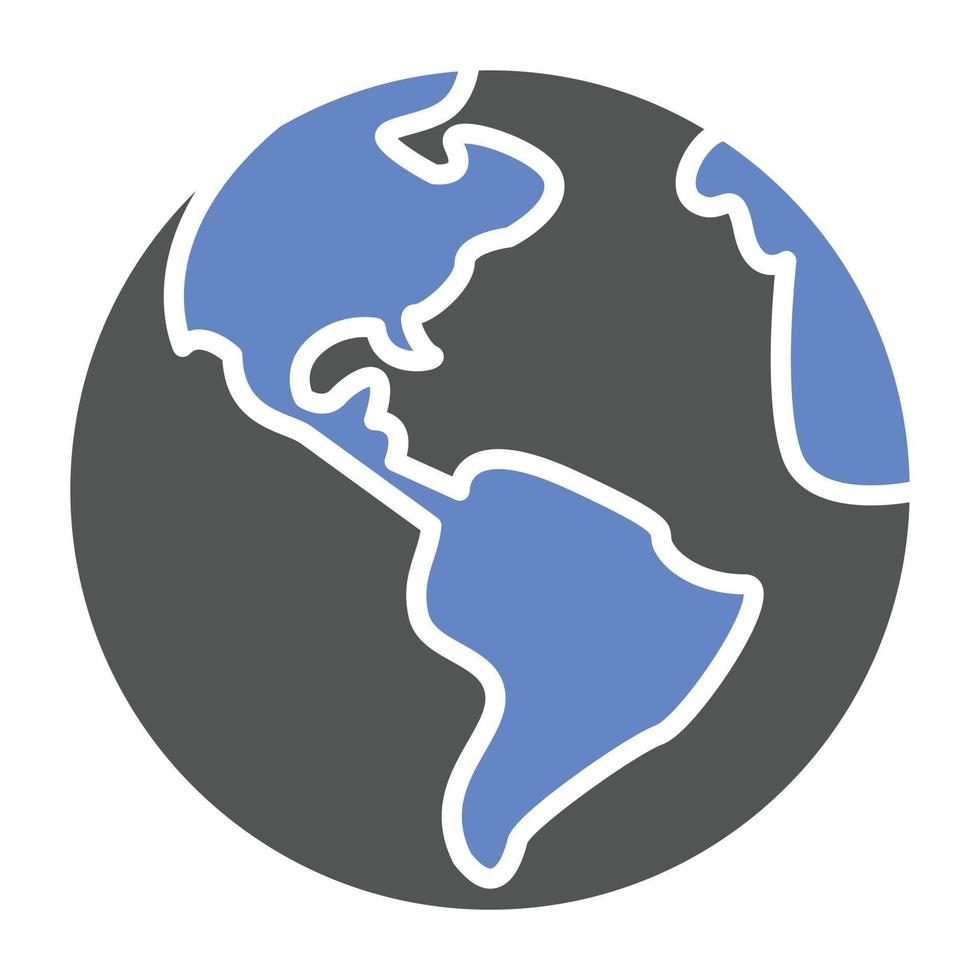 Globe Icon Style vector