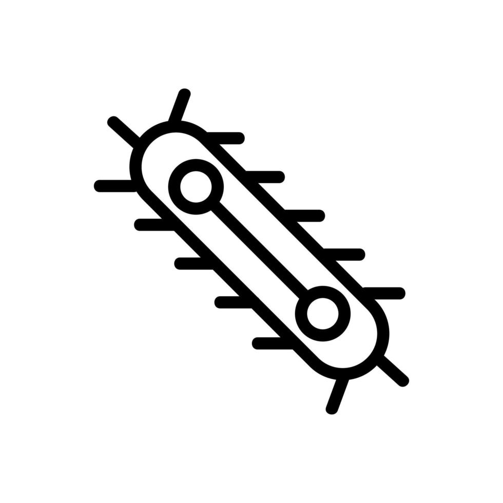 conveyor idler icon vector outline illustration
