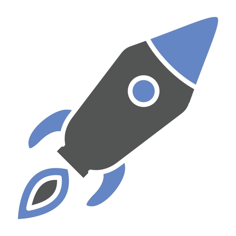 Rocket Icon Style vector