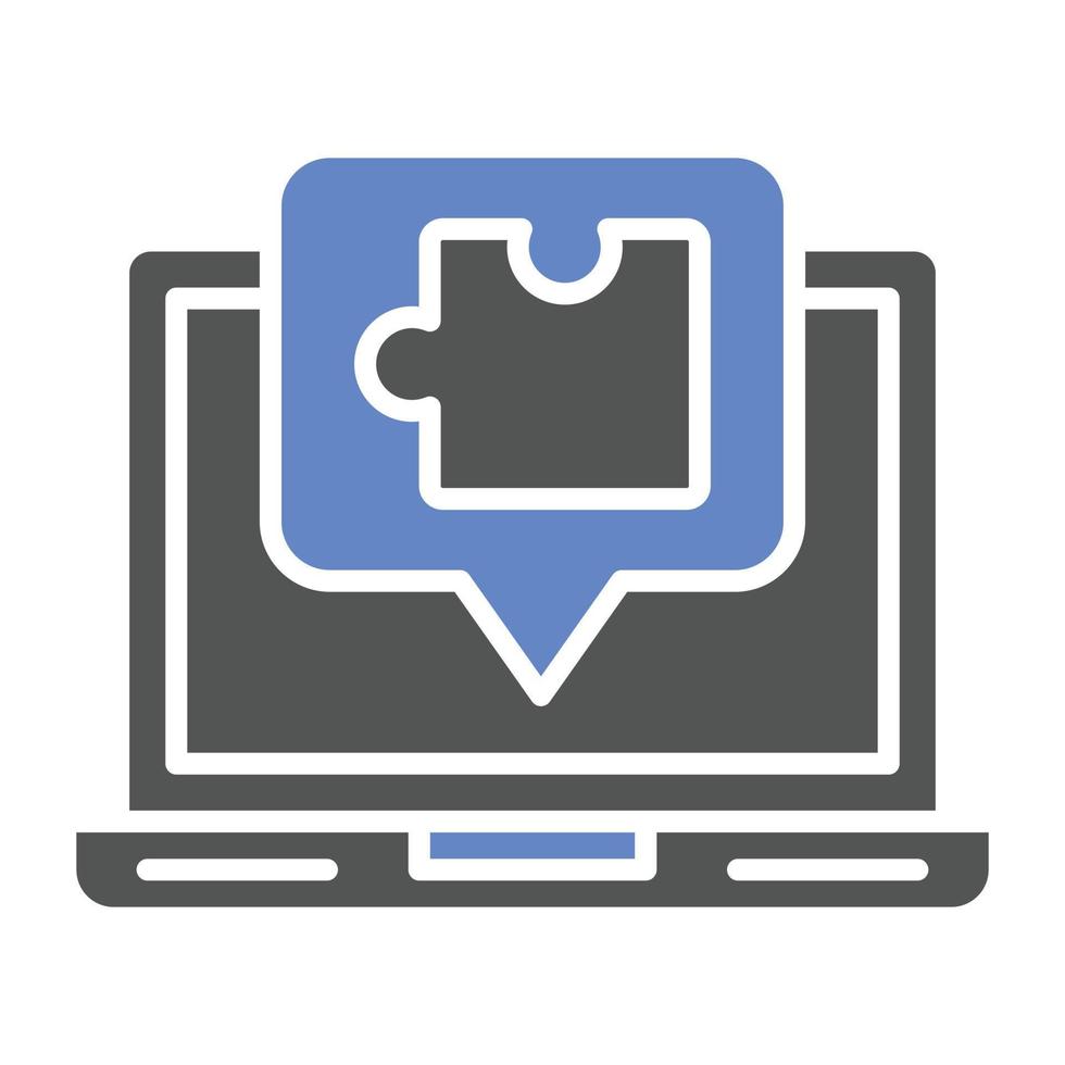 Puzzle Icon Style vector
