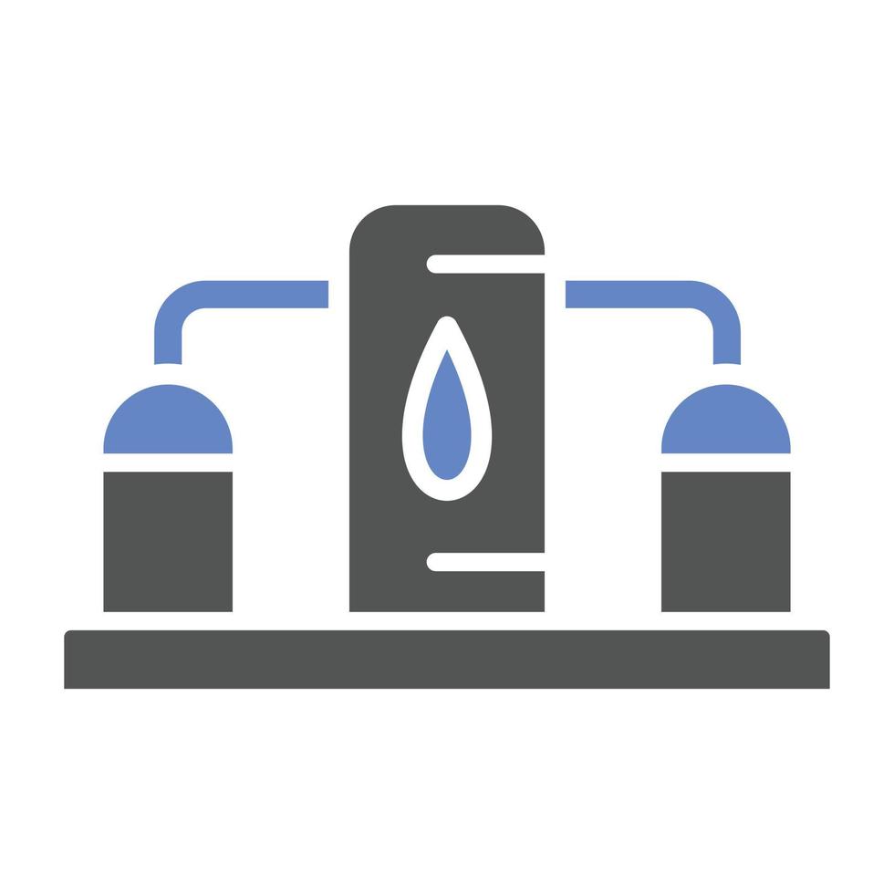 Gas Storage Icon Style vector