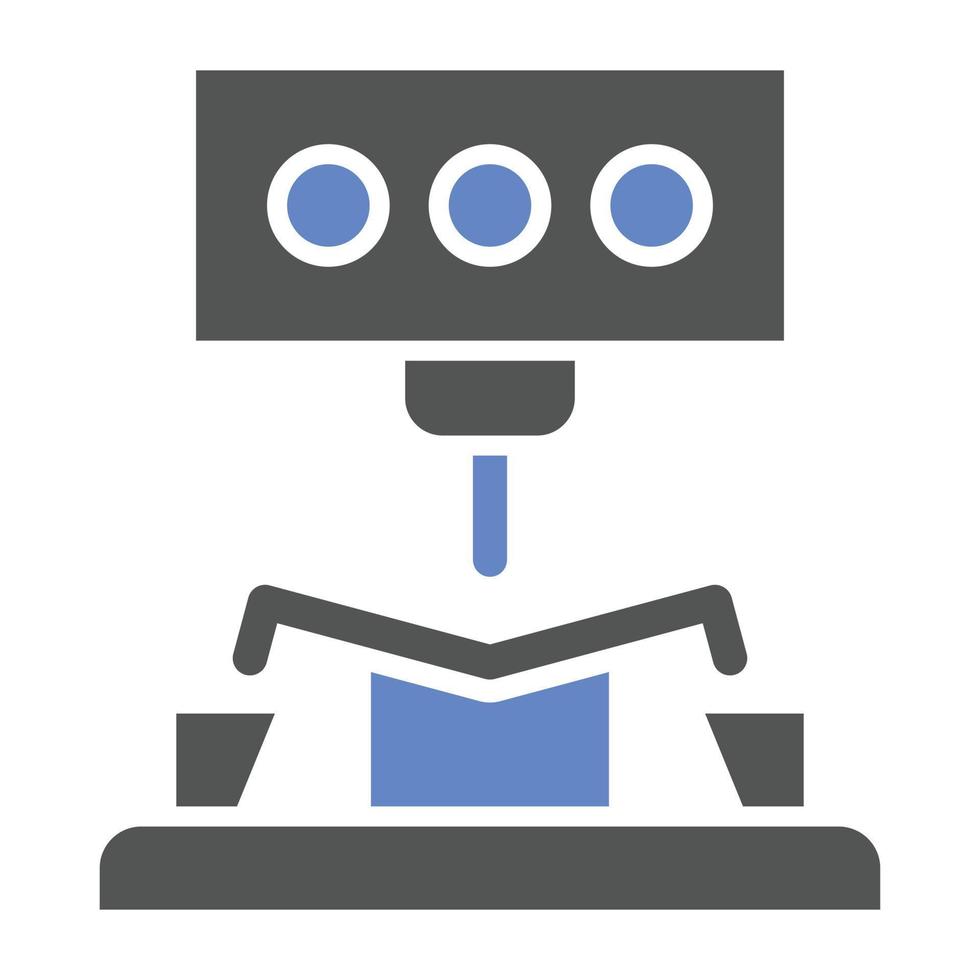 Bending Machine Icon Style vector