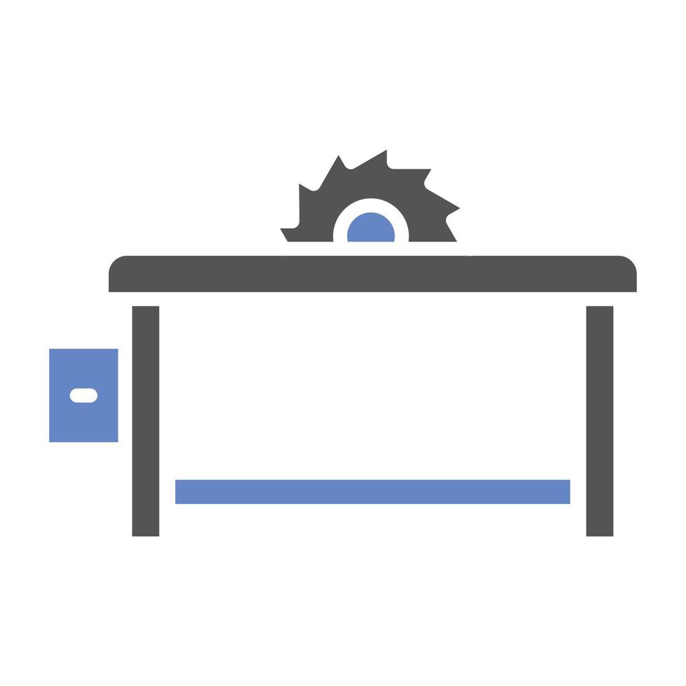 Table Saw Icon Style vector