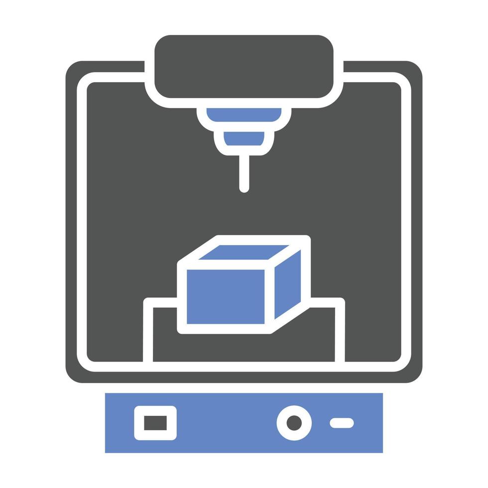Engineering Printer Icon Style vector