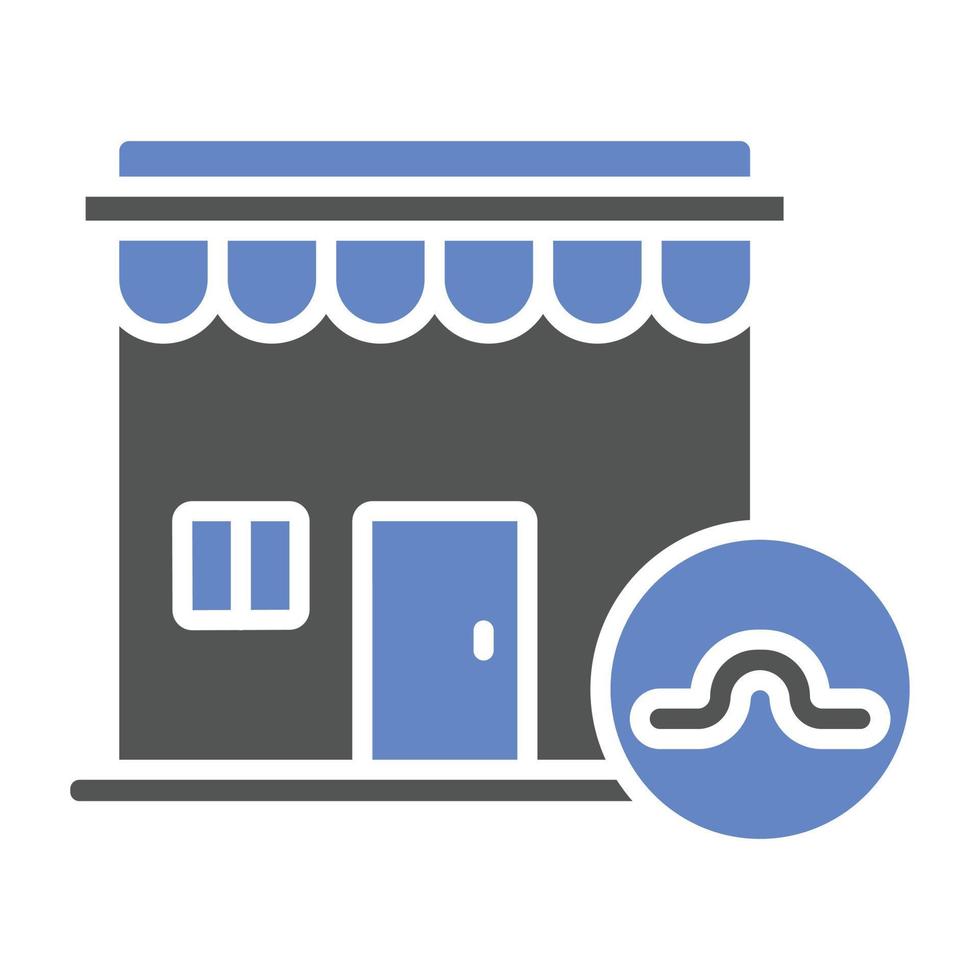 Bait Shop Icon Style vector