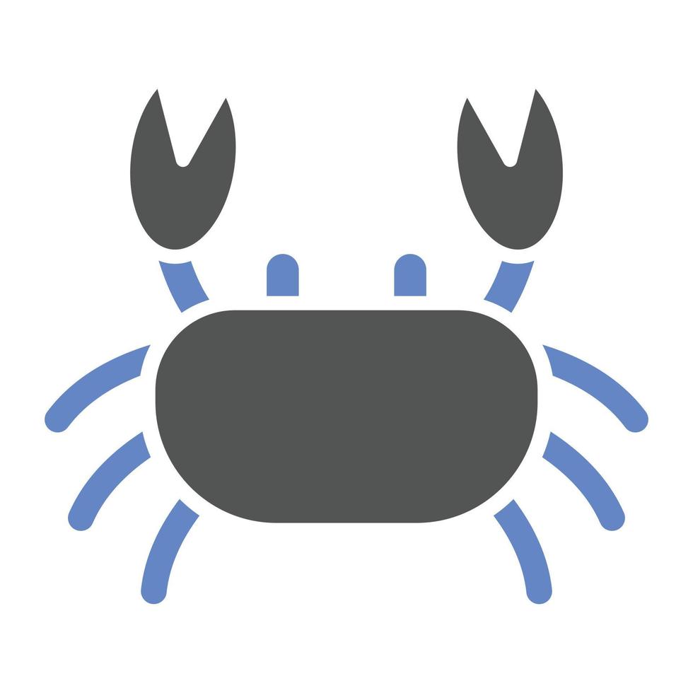 Crab Icon Style vector