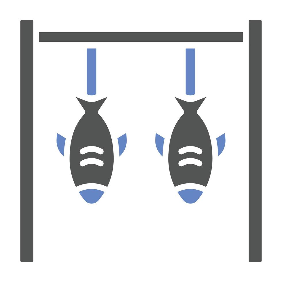 Fish Stringer Icon Style vector