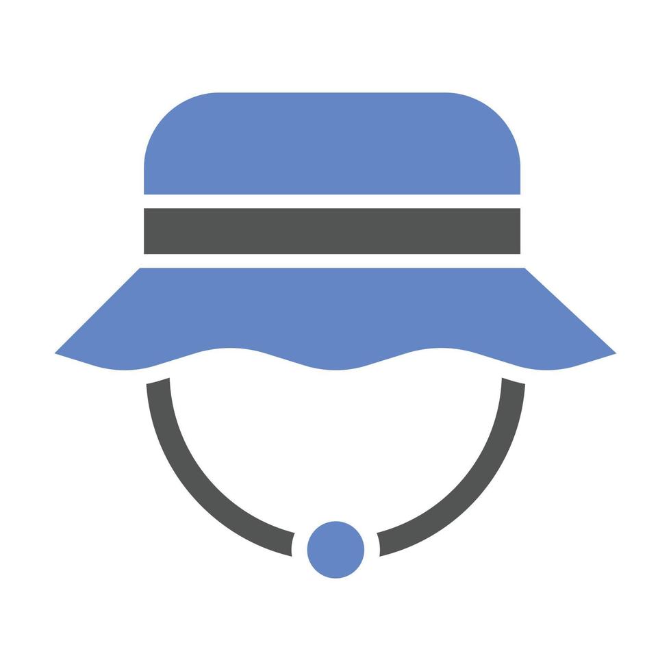 Fishing Hat Icon Style vector