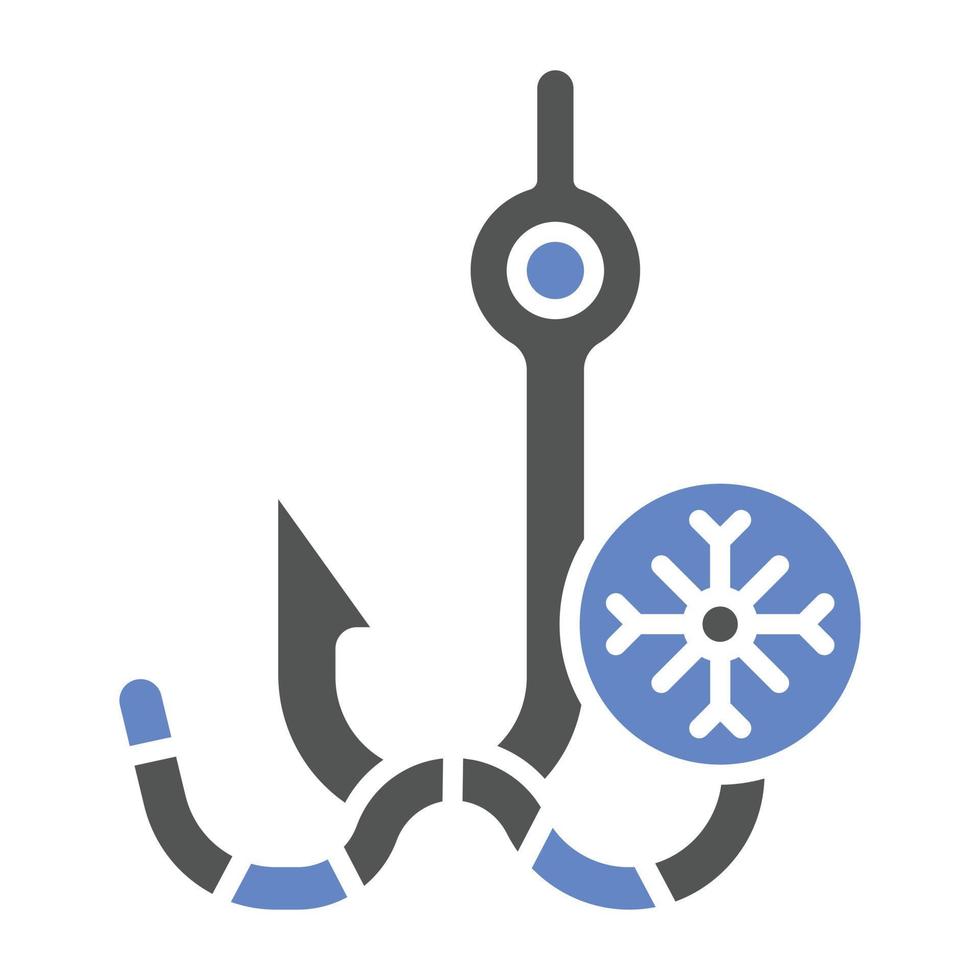 Frozen Bait Icon Style vector