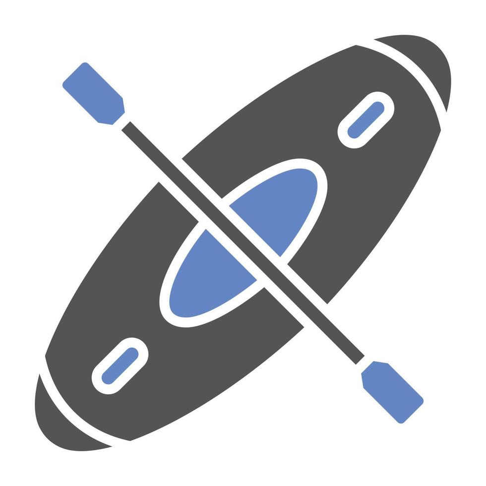 Canoeing Icon Style vector