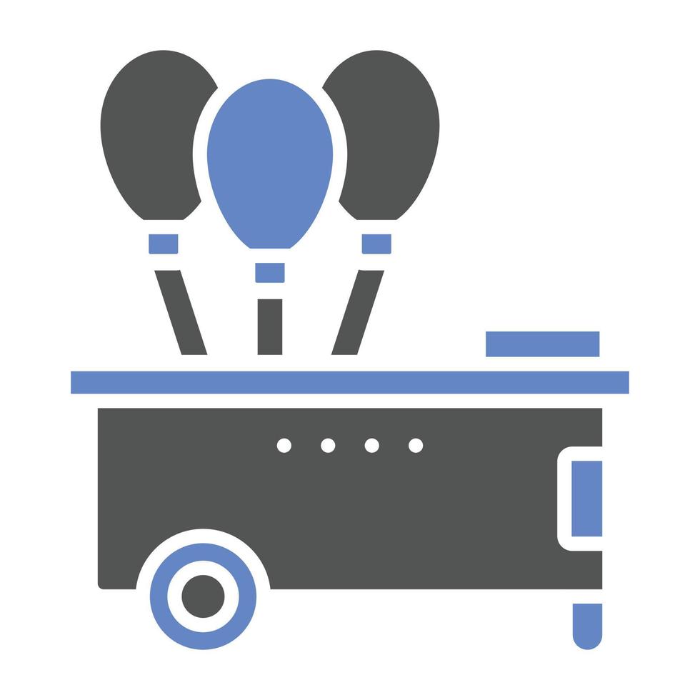 Balloon Stall Icon Style vector