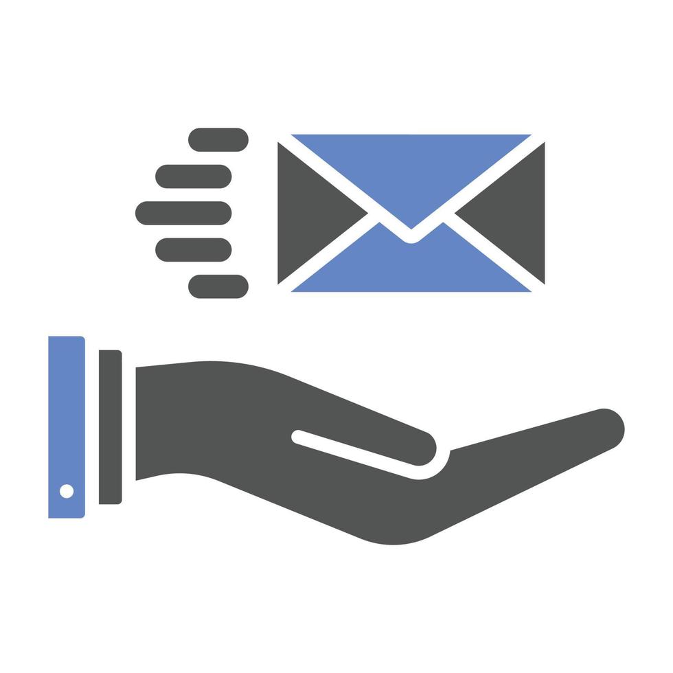 Postal Services Icon Style vector