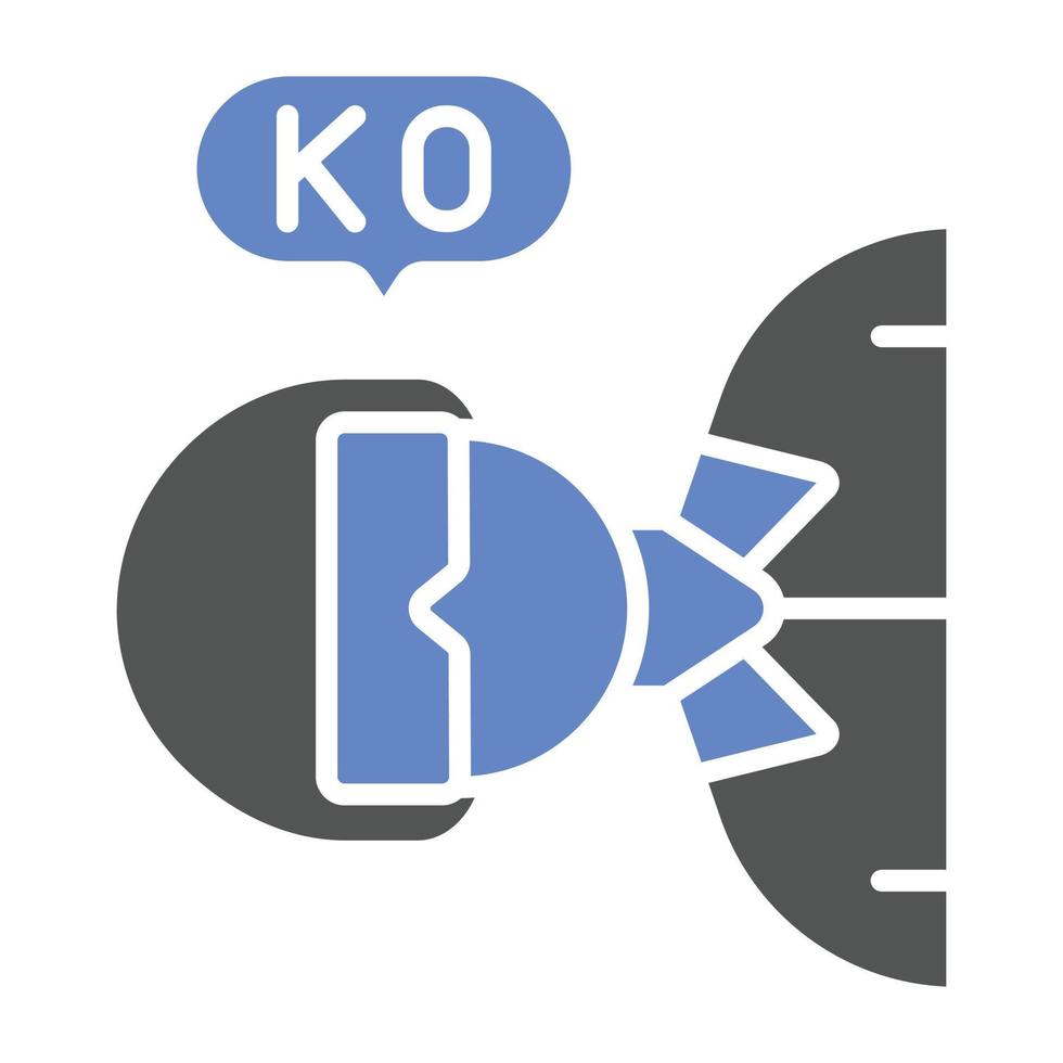 Knocked Out Icon Style vector