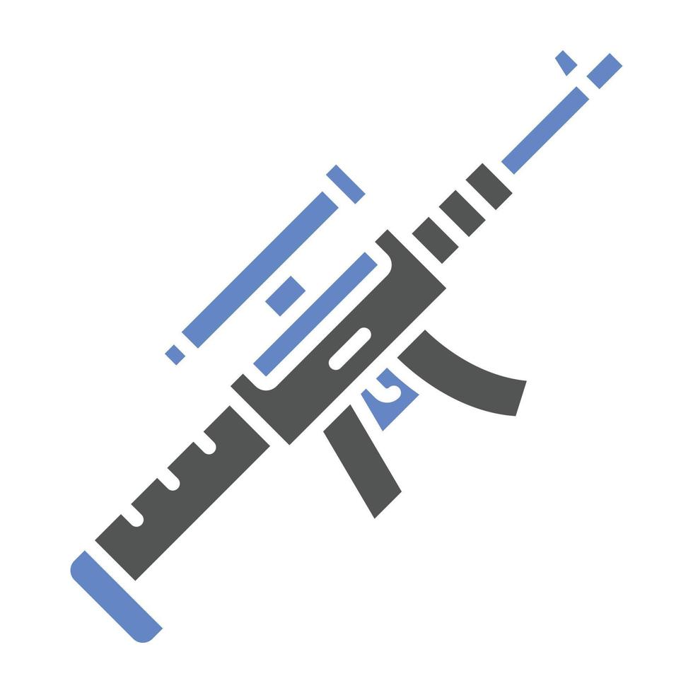 Sniper Rifle Icon Style vector