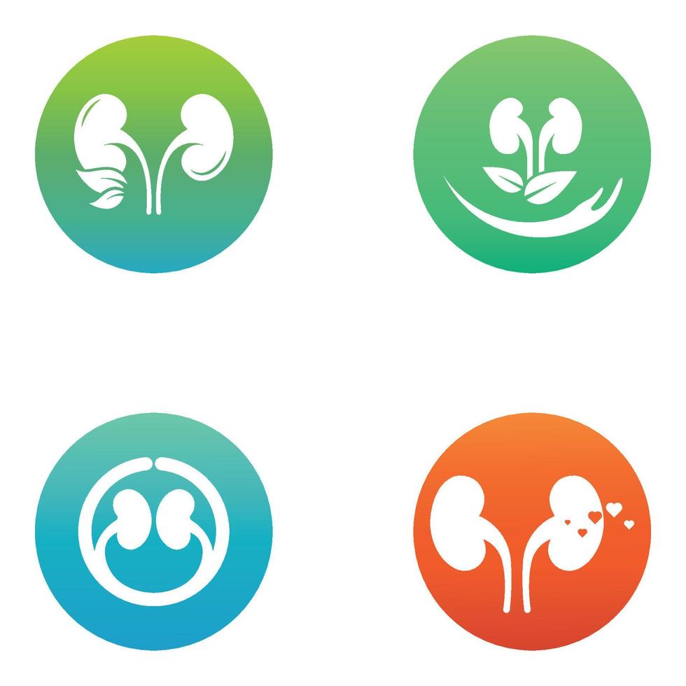 Kidney logo vector illusrtation