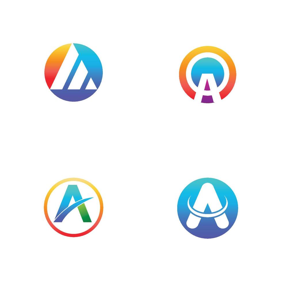 A Letter Logo Template vector
