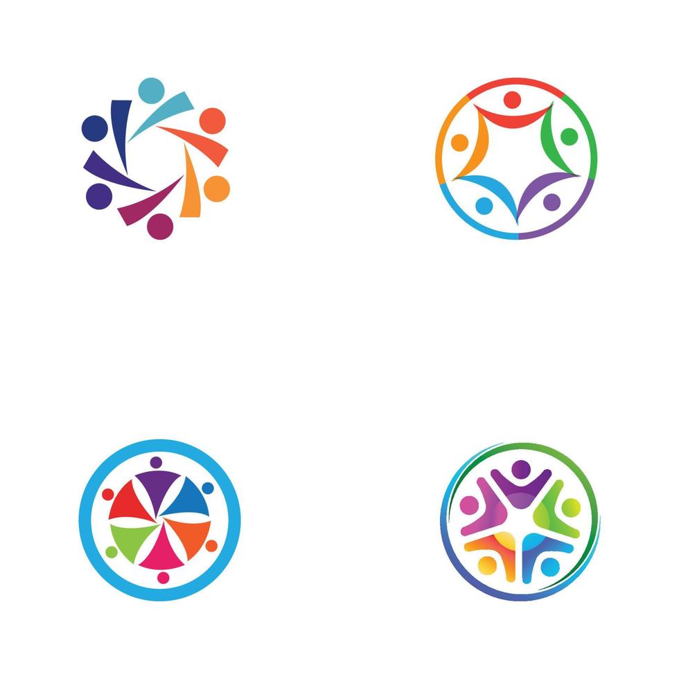 Community, network and social icon vector