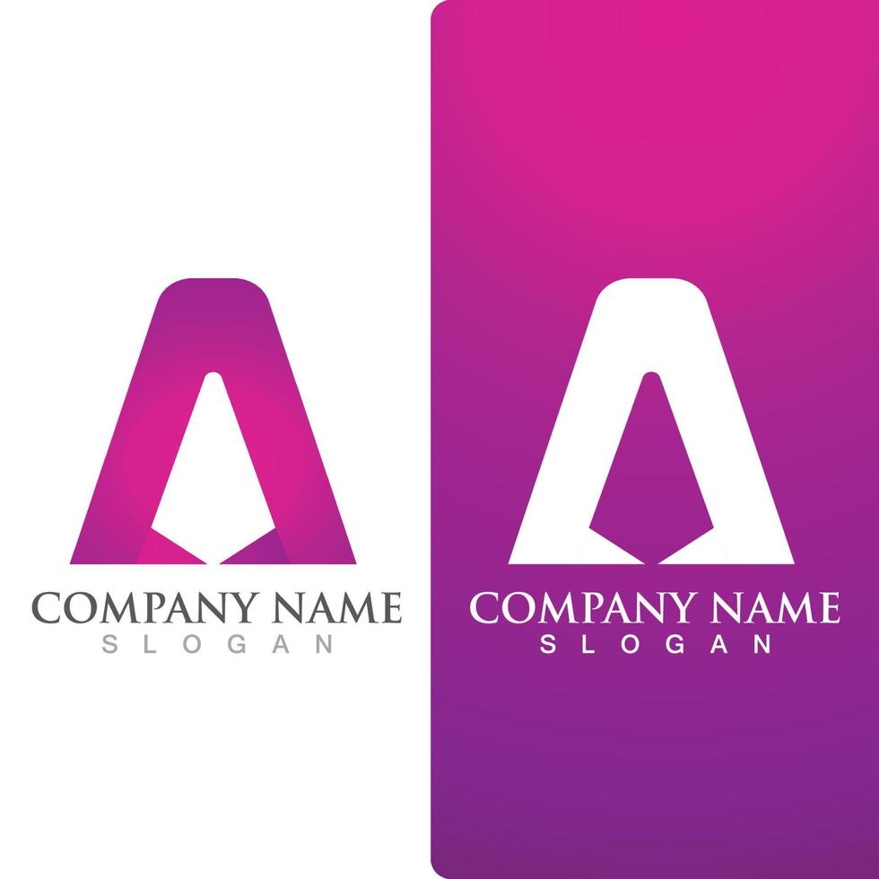 A Logo Template design vector