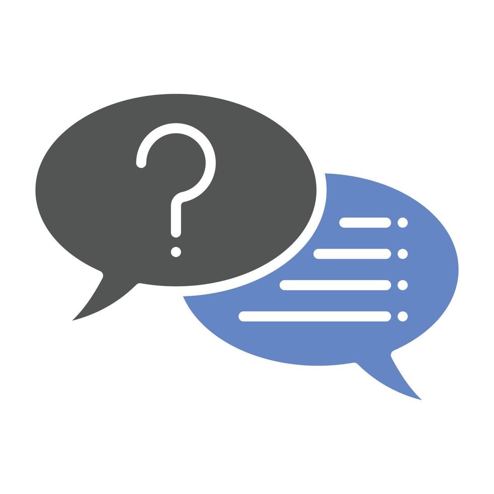 Interview Icon Style vector