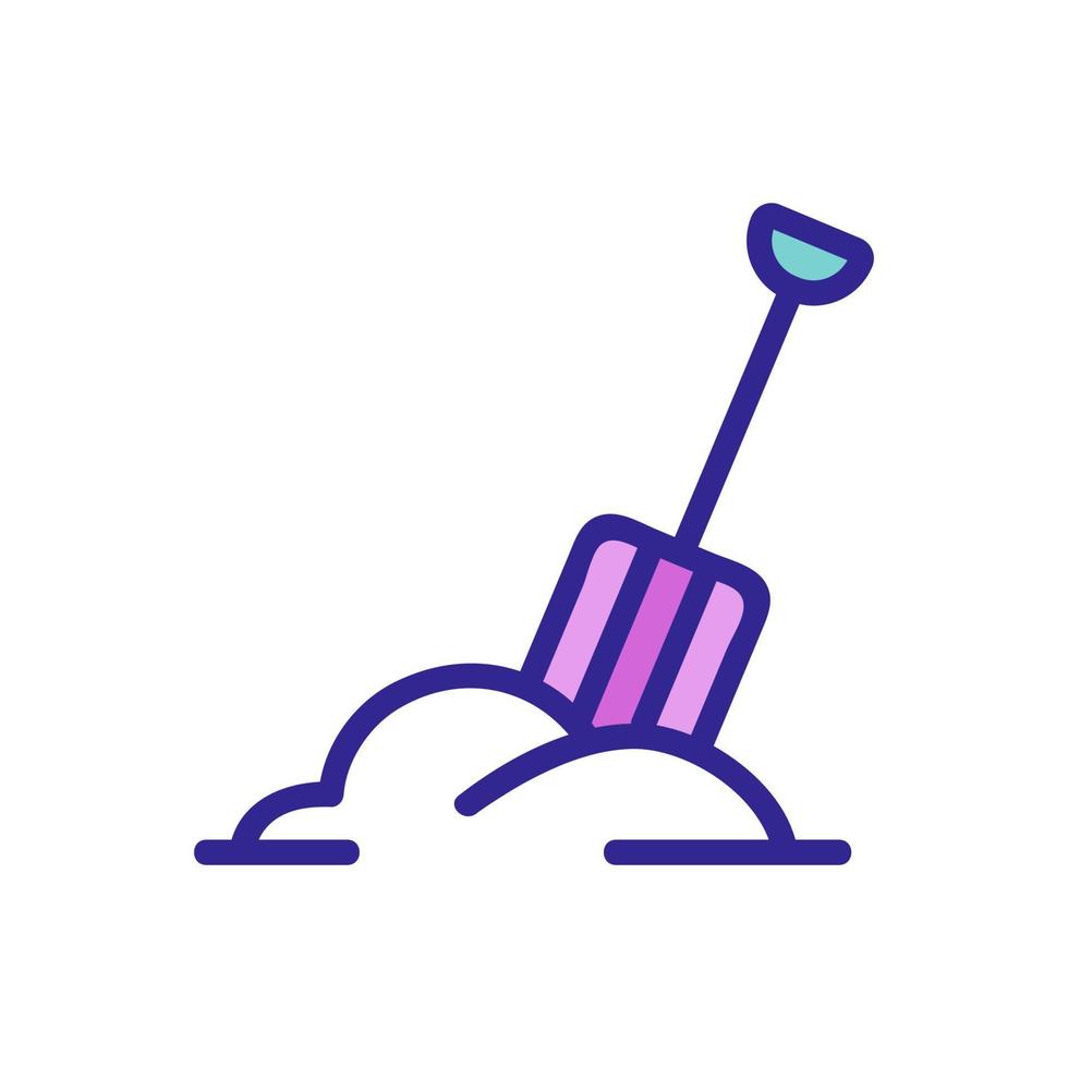 compost forks icon vector outline illustration