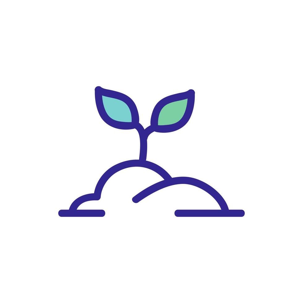 plant fertilizer icon vector outline illustration
