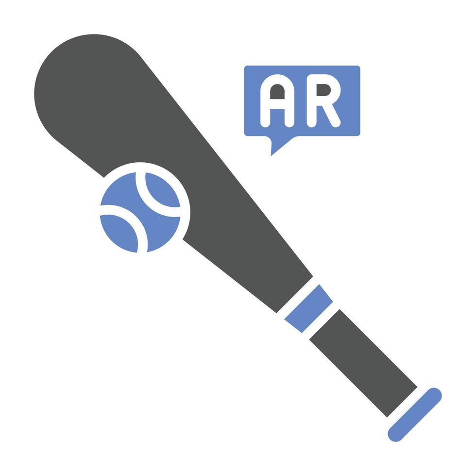 Ar Baseball Icon Style vector