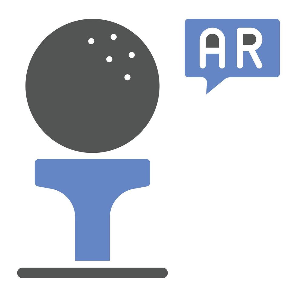 Ar Golf Icon Style vector