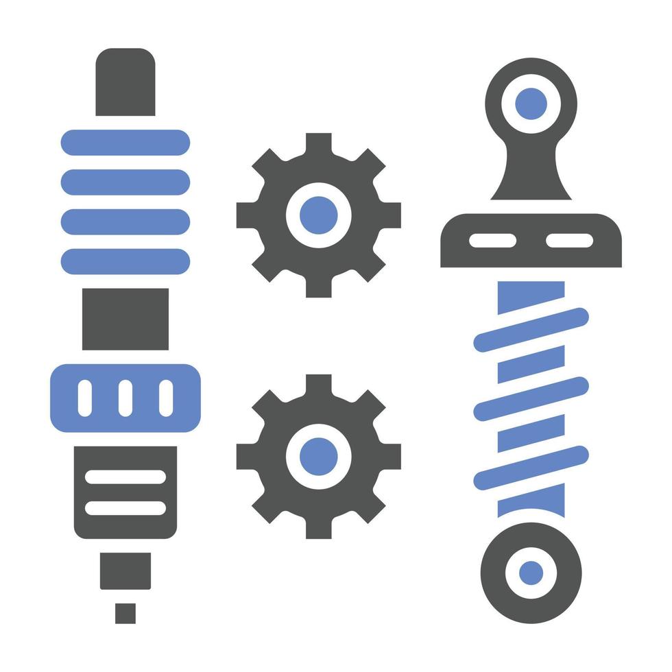 Car Parts Icon Style vector