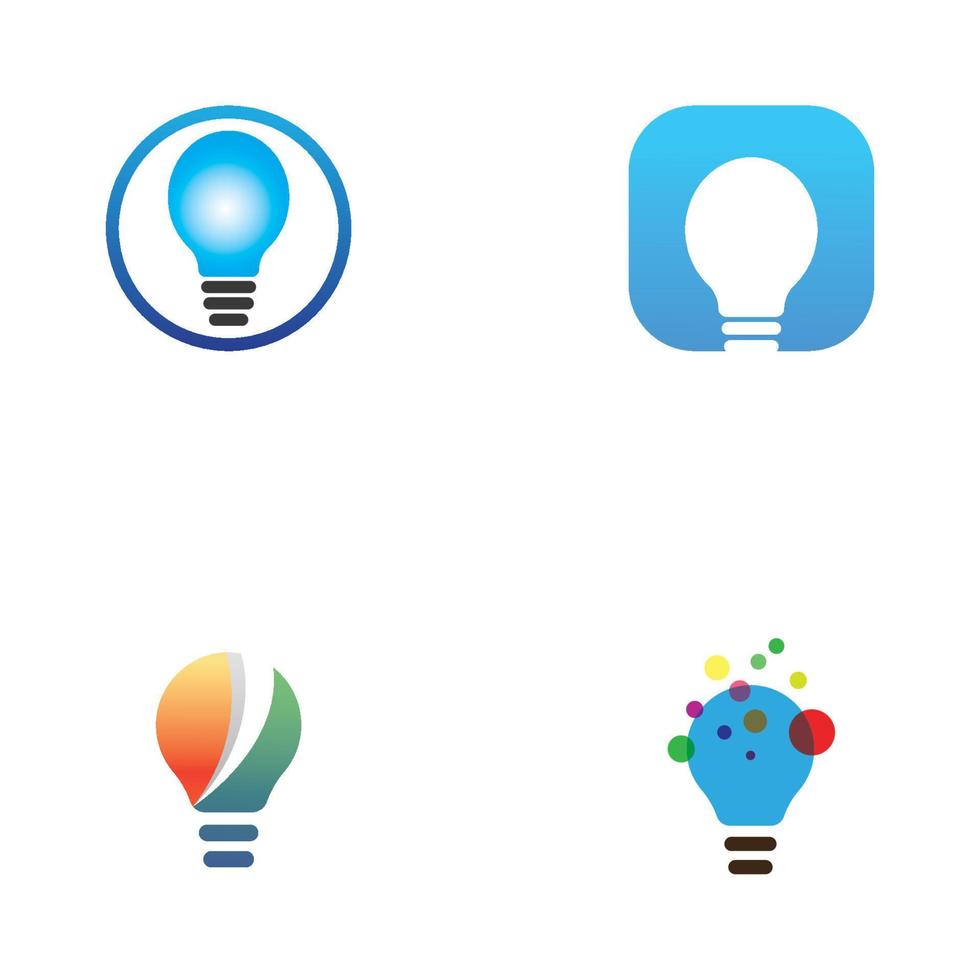 light bulb symbol vector design illustration