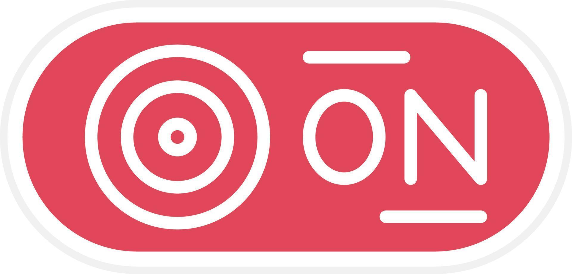 On Off Switch Icon Style vector
