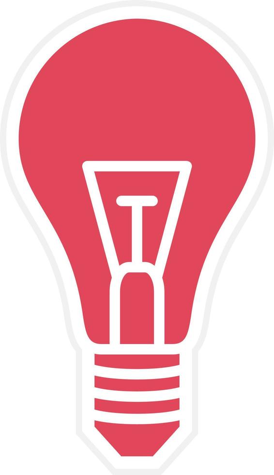 Light Bulb Icon Style vector