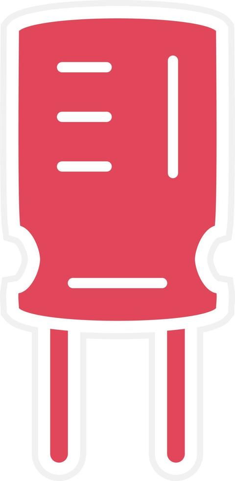 Capacitor Icon Style vector