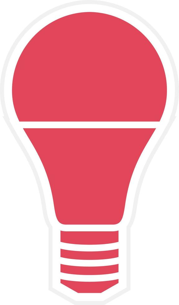 Led Lamp Icon Style vector