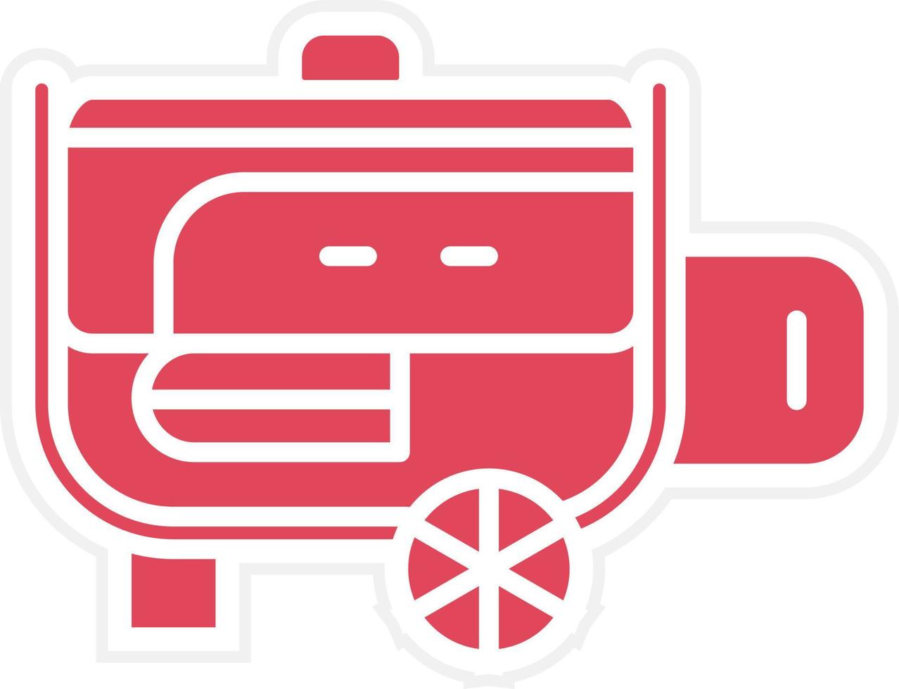 Electric Generator Icon Style vector