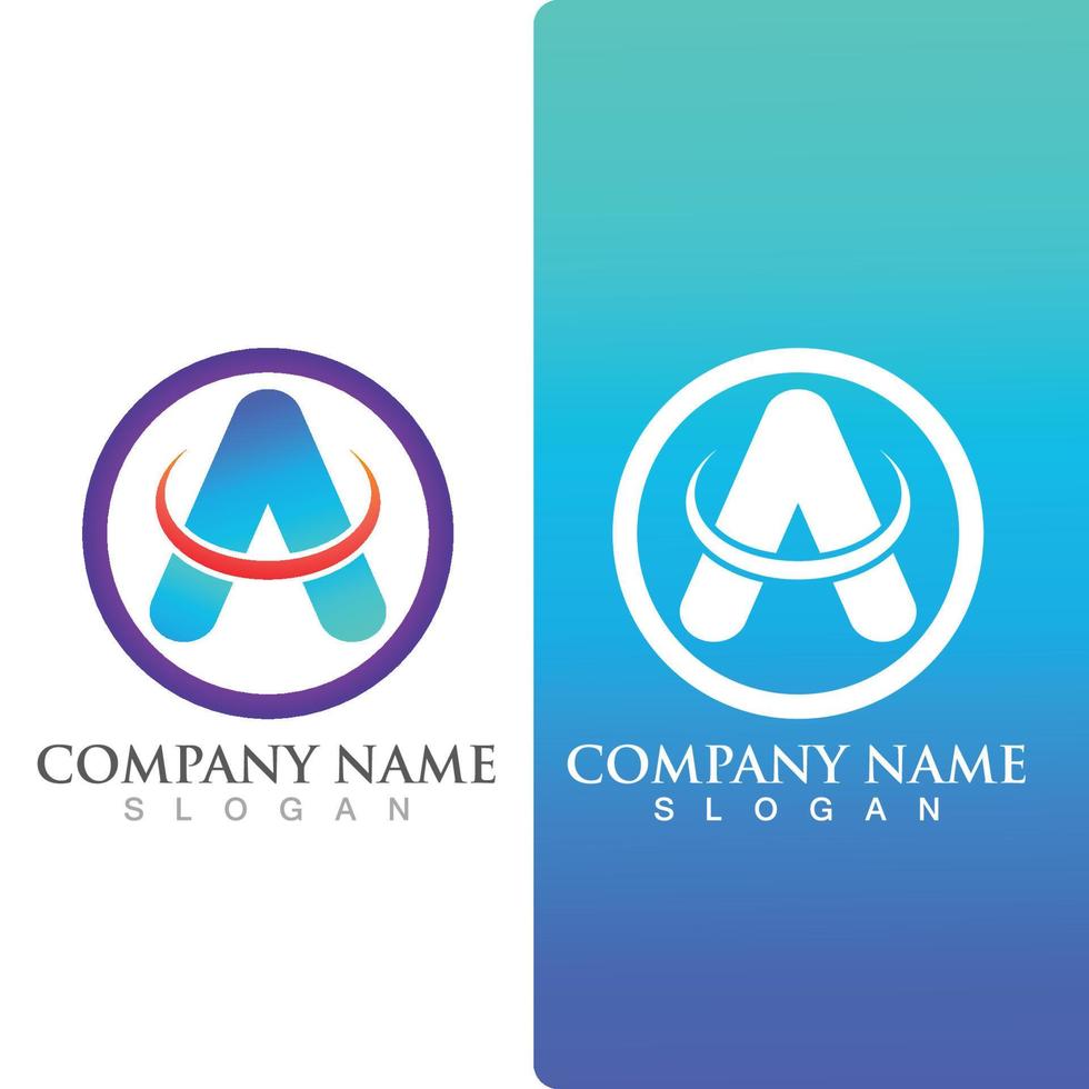 A Logo Template design vector