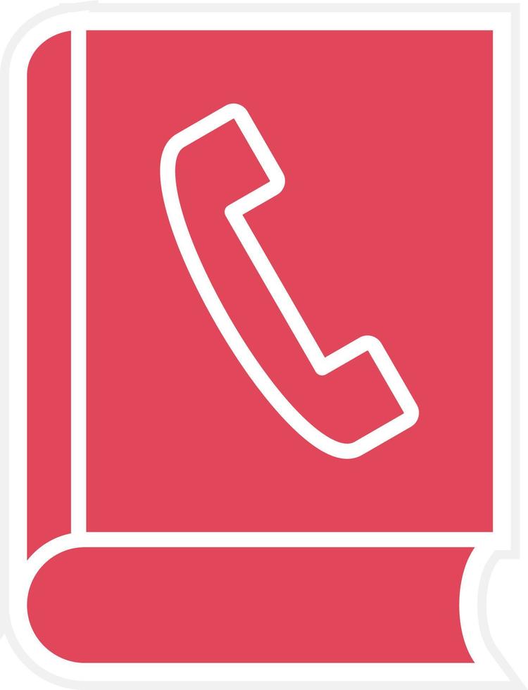 Phonebook Icon Style vector