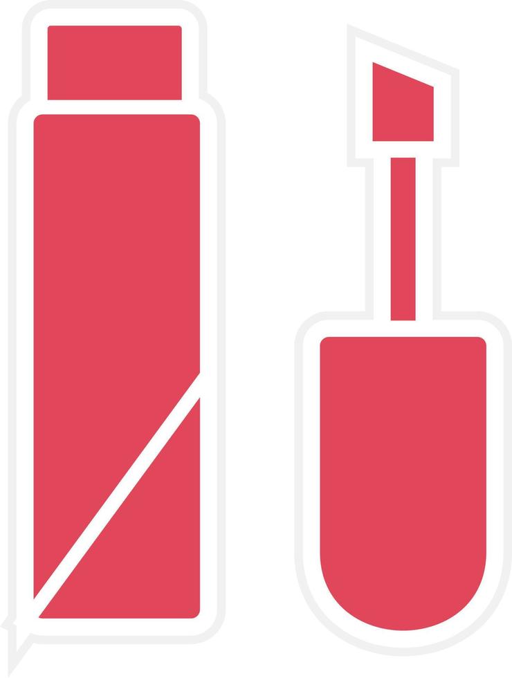 Lip Gloss Icon Style vector