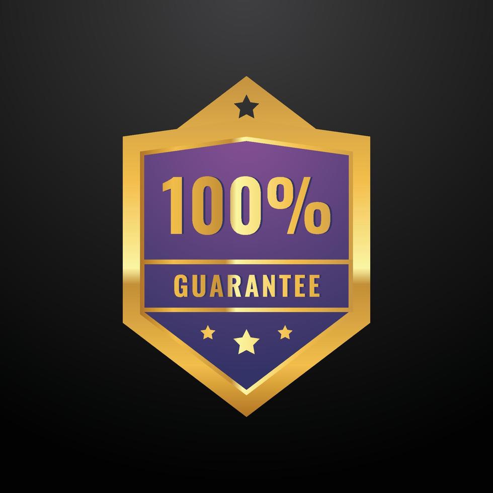 Waranty Design Background For Industrial. Guarantee Badge vector