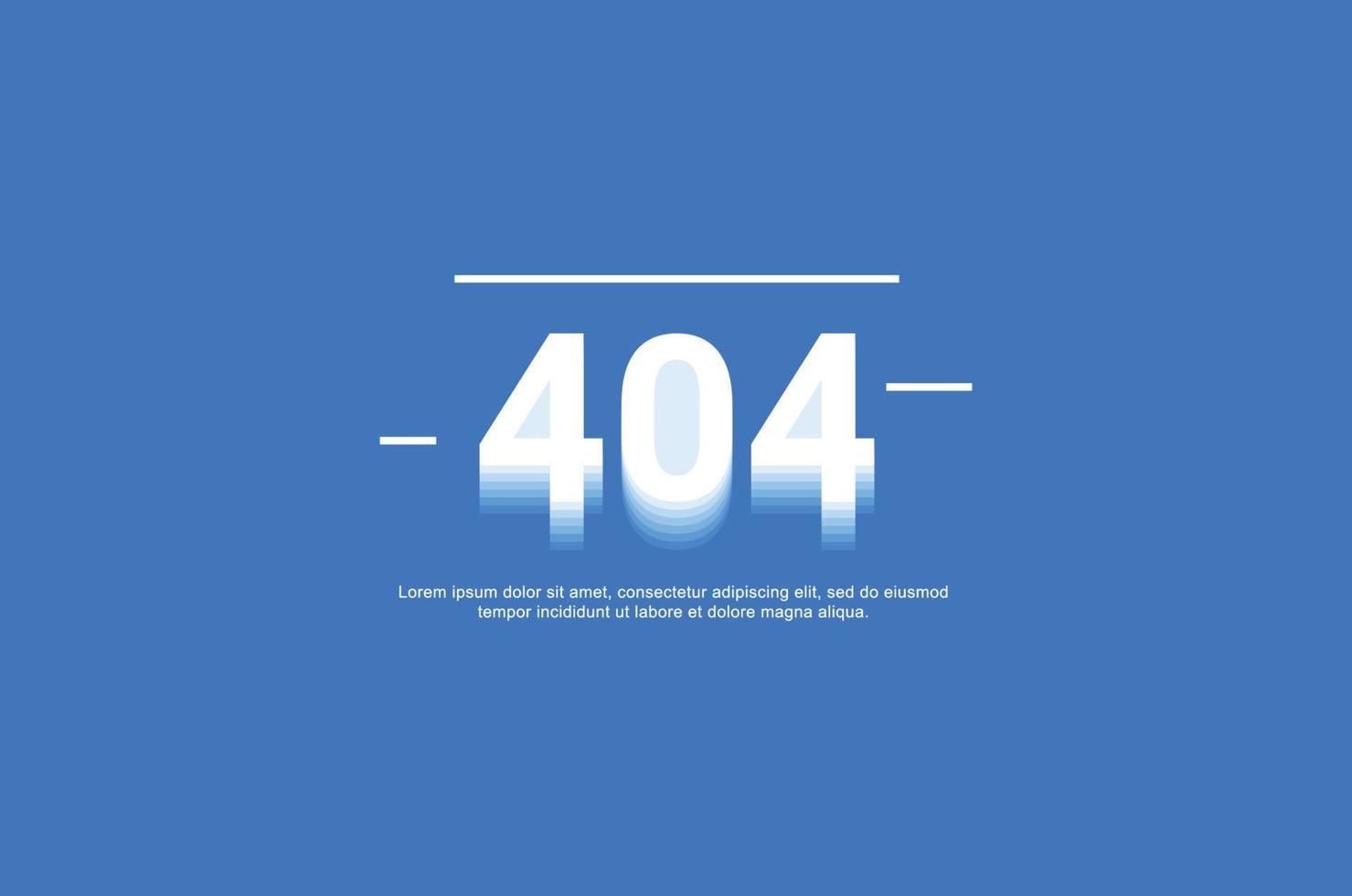 Page Not Found 404 Design Banner For Digital Media vector