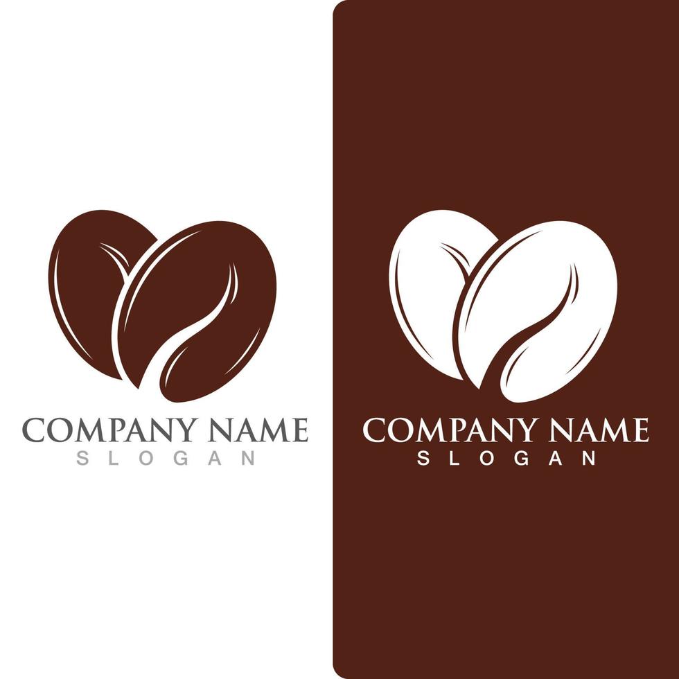 coffee bean icon vector