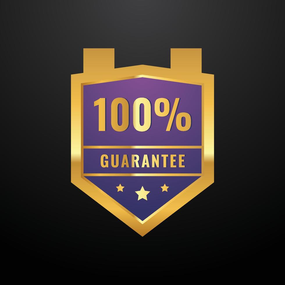 Waranty Design Background For Industrial. Guarantee Badge vector