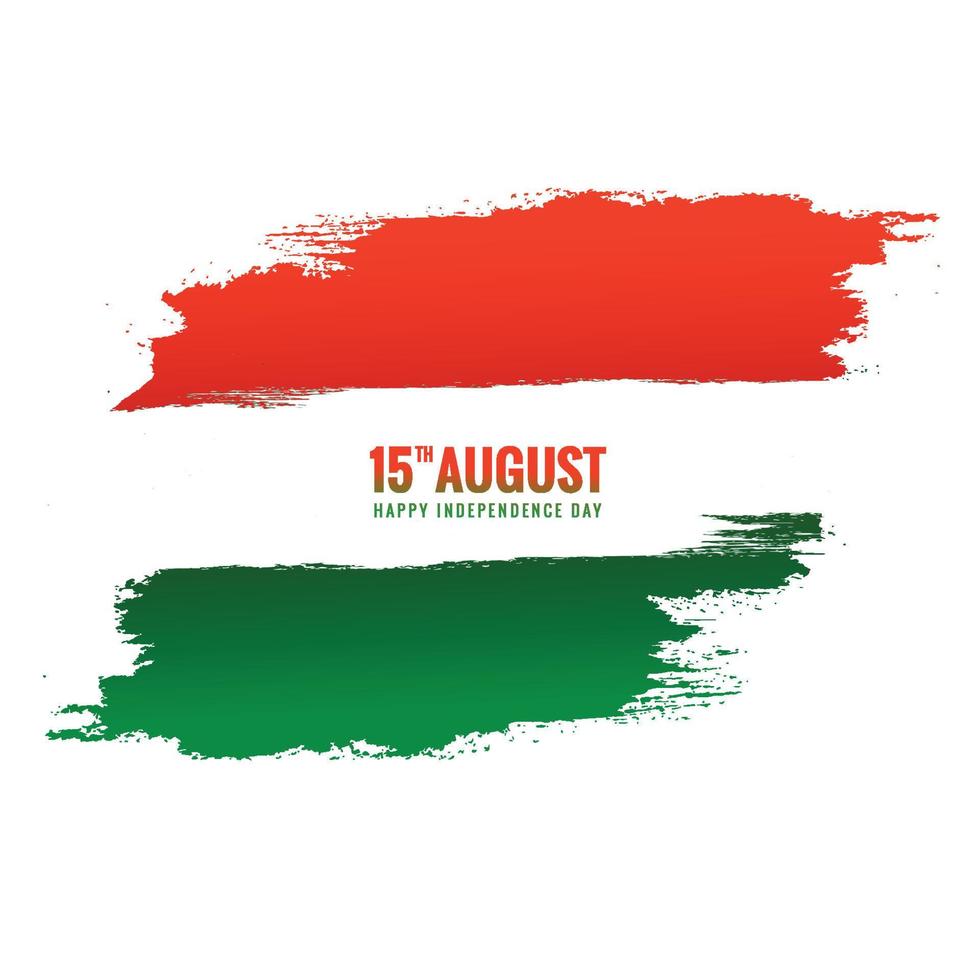 fondo del día de la independencia tricolor india el 15 de agosto vector