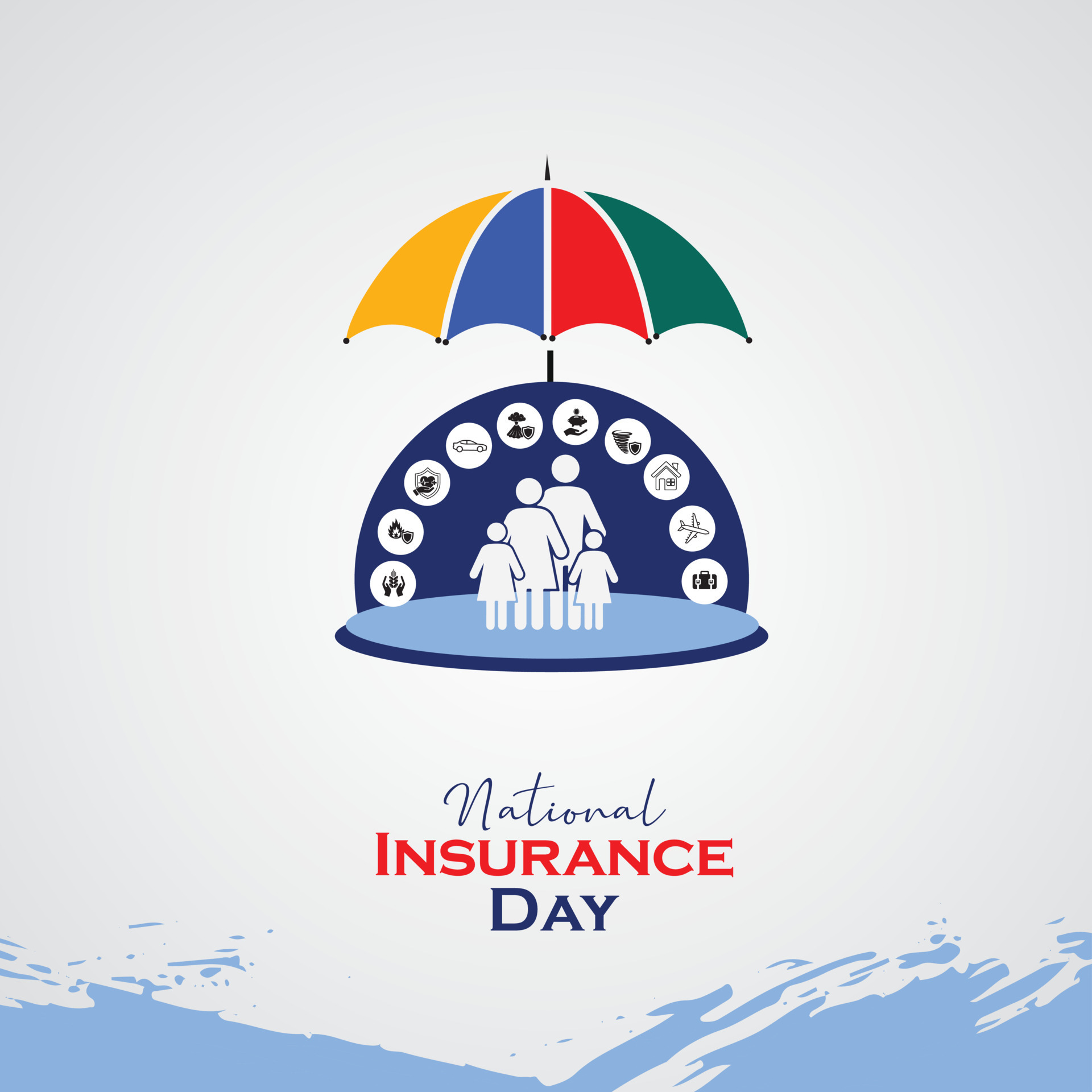 National Insurance Day. Insurance Awareness Day Holiday concept