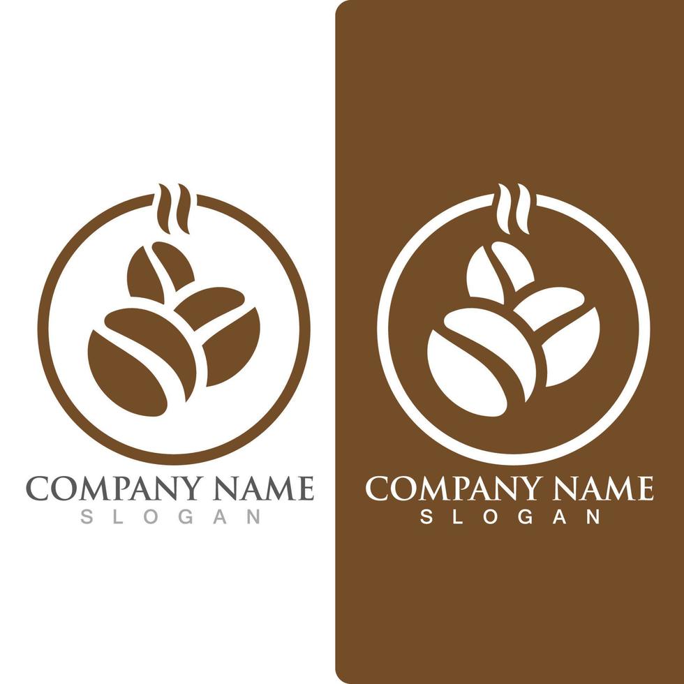 coffee bean icon vector