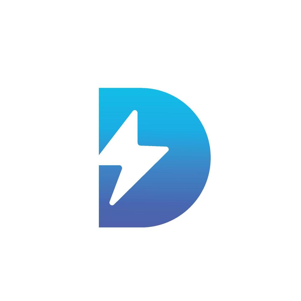 Thunderbolt logo and symbol vector