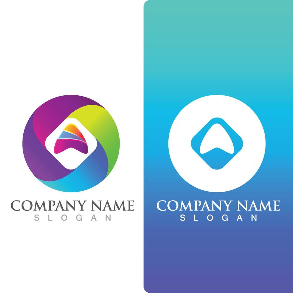A Logo Template design vector