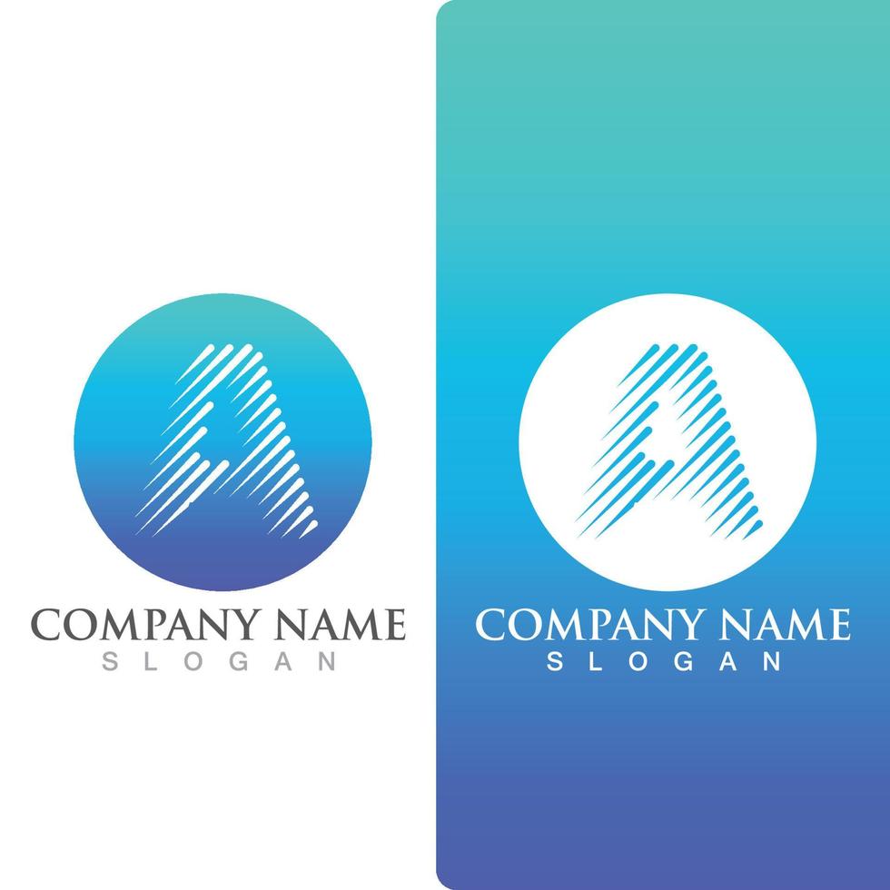 A Logo Template design vector